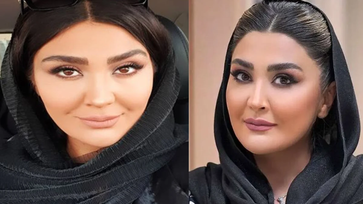 دکوراسیون نارنجی و لوکیشن جذاب برای عکسهای مریم معصومی