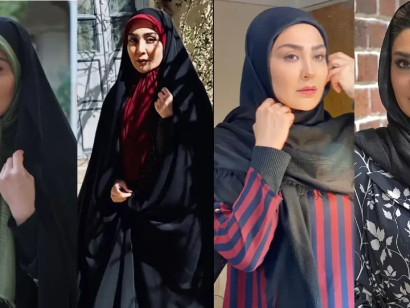 عکس هوش مصنوعی مریم معصومی با بغل کردن عکس کودکیش