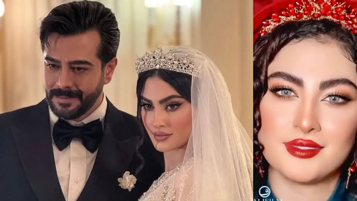 عکس شب یلدا ۱۴۰۴: از اولین شب چله مشترکشون مریم مومن و همسرش با استایل شیک