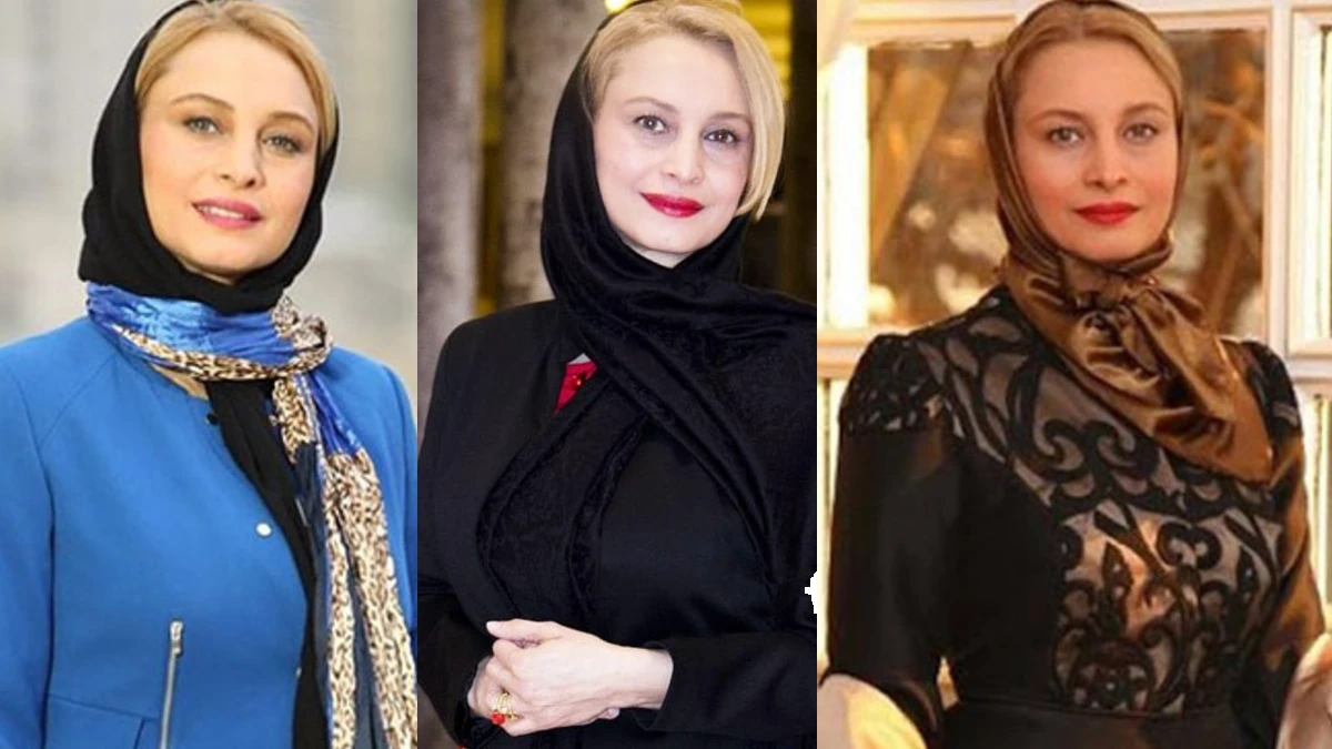مانتوی شیک و خاص مریم کاویانی با طرح سوزن دوزی شده