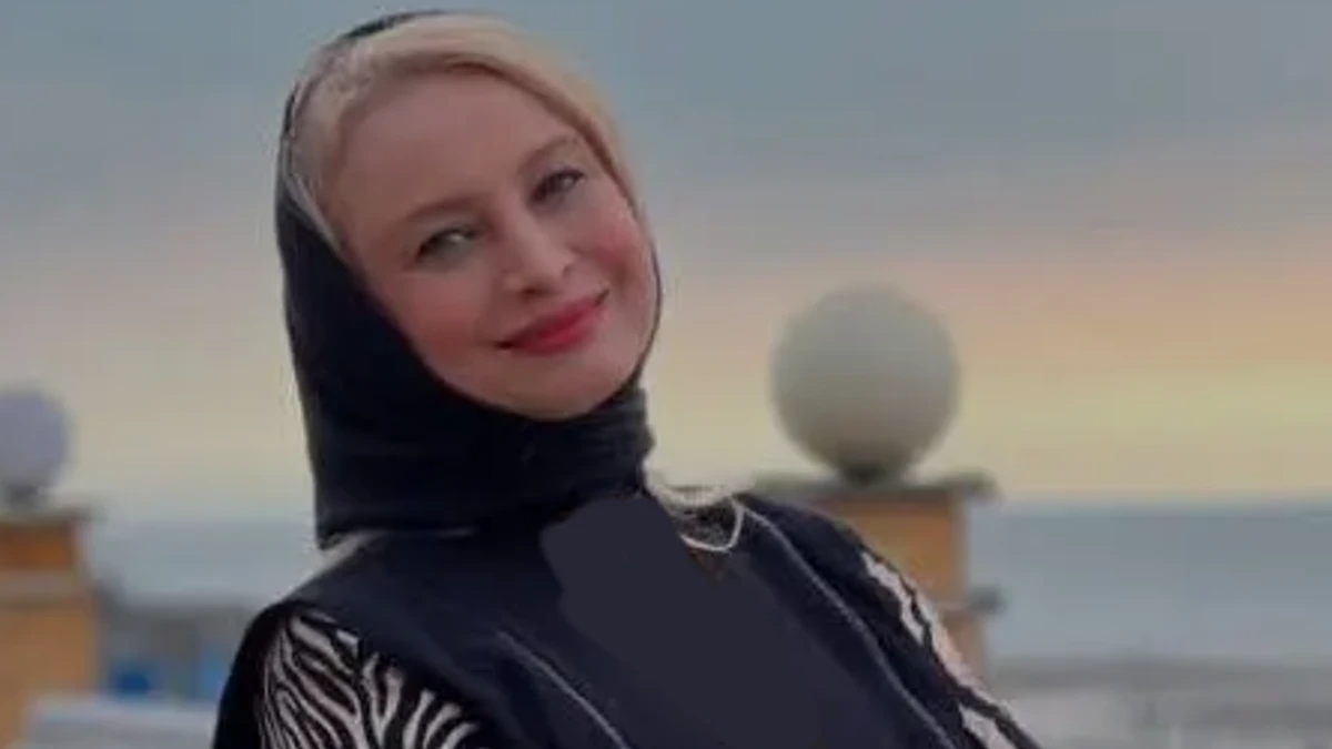 «مریم کاویانی» با پوشش و گریم سنتی