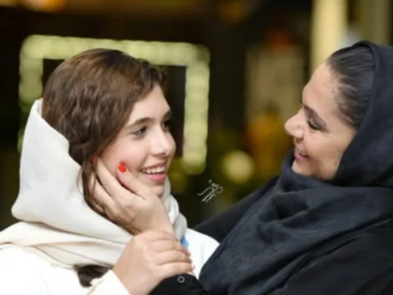 تغییر چهره متفاوت از "مستانه مهاجر" در کنار نفس بازغی