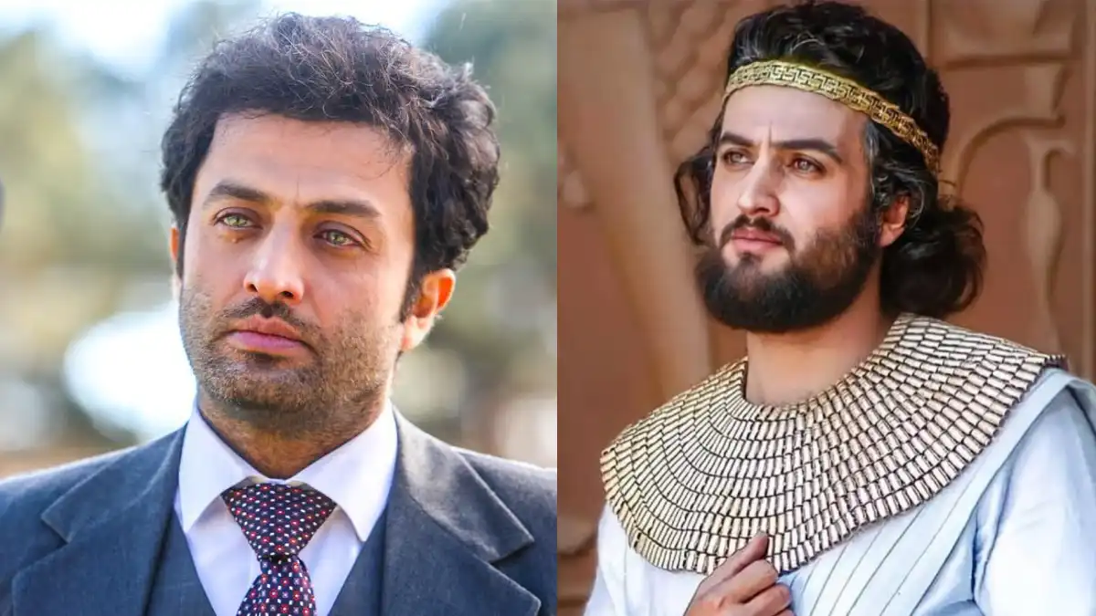 یوزارسیف و فرجالله سلحشور در حال تمرین شمشیرزنی در پشت صحنه یوزارسیف و فرجالله سلحشور در حال تمرین شمشیرزنی در پشتصحنه