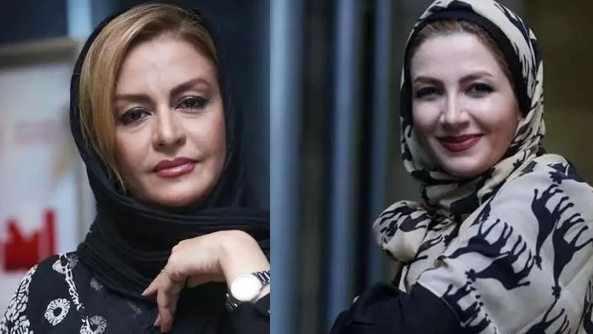 مریلا و ملیکا زارعی در حال گردش در طبیعت
