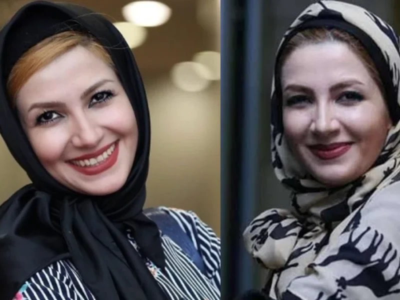 ملیکا زارعی هنگام زدن پیانو در اتاق پذیرایی اش