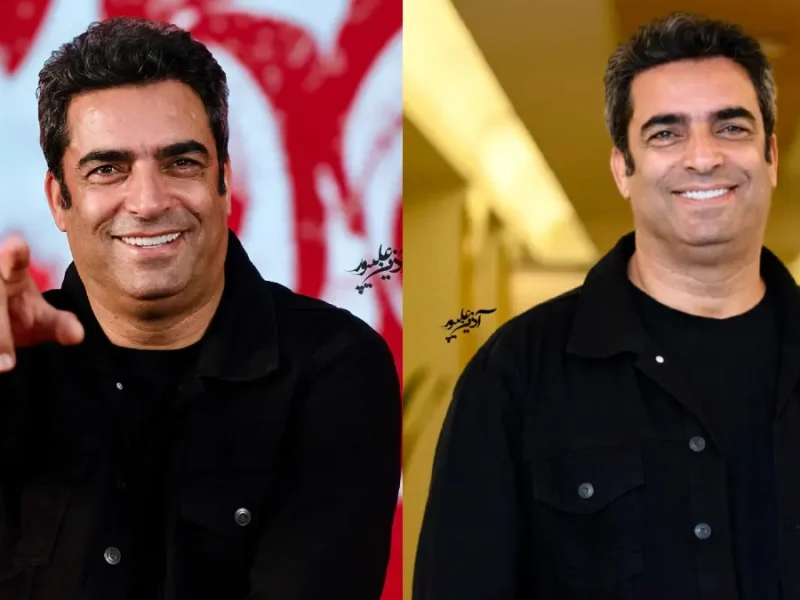 عکس شب یلدا ۱۴۰۴؛ منوچهر هادی در کنار مادر و خواهرانش در رستوران