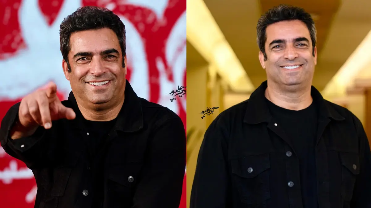 عکس شب یلدا ۱۴۰۴؛ منوچهر هادی در کنار مادر و خواهرانش در رستوران