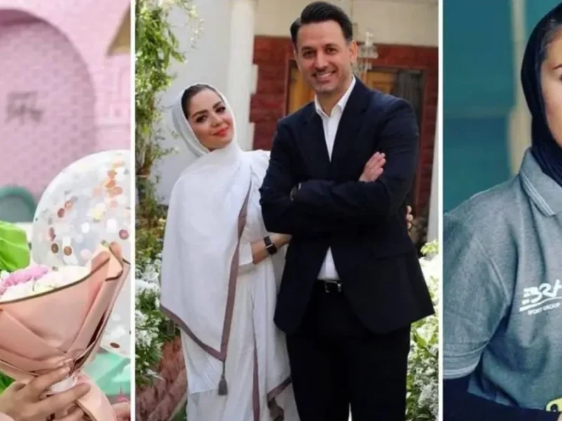 مهدی توتونچی و همسر اول و دومش مبینا نصیری