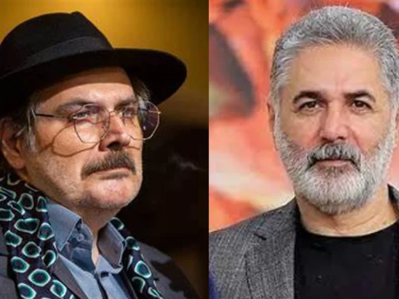 چهره دیدنی مهدی صبایی و مهرداد ضیایی «غلام و خسروخان» سریال سوجان