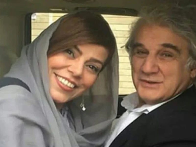 مهدی هاشمی و مهنوش صادقی در اکران فیلم «مرد آرام»