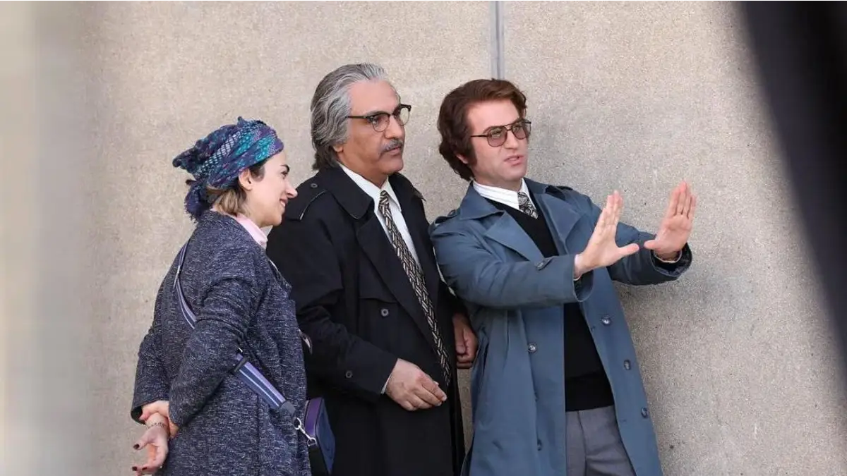 عکس «مهران مدیری» در اتاق گریم سریال تاسیان یک سال قبل