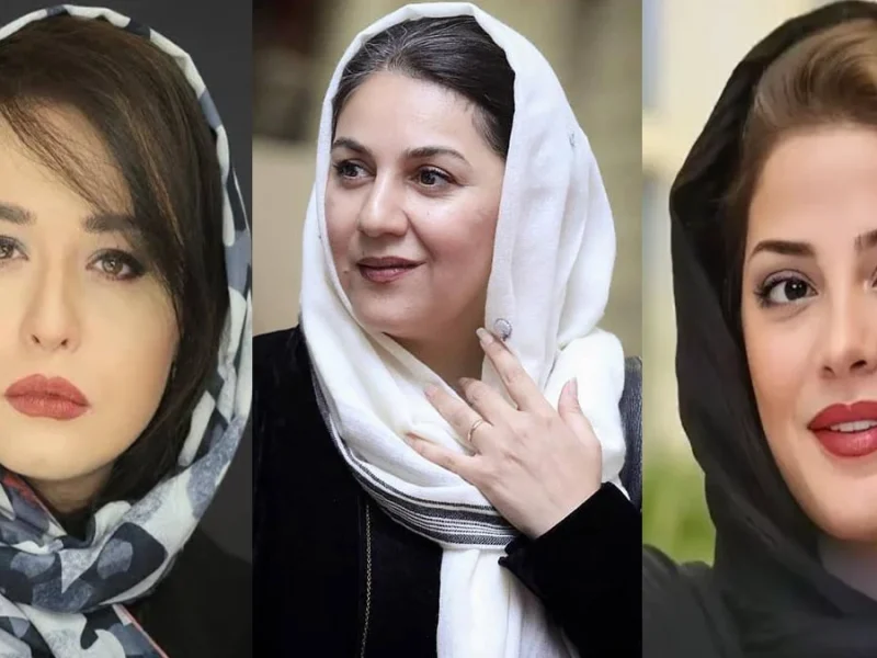 چهره شکسته مهراوه شریفی‌نیا، طناز طباطبایی و ستاره اسکندری