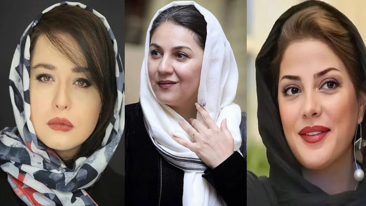 چهره شکسته مهراوه شریفی‌نیا، طناز طباطبایی و ستاره اسکندری