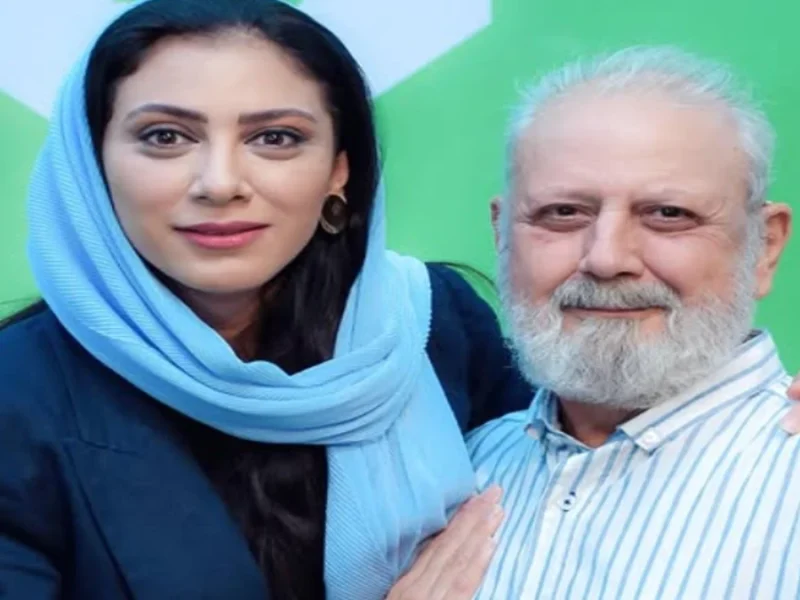عکس جذاب پدر و دختری «جلیل و مونا فرجاد» در کنار یکدیگر