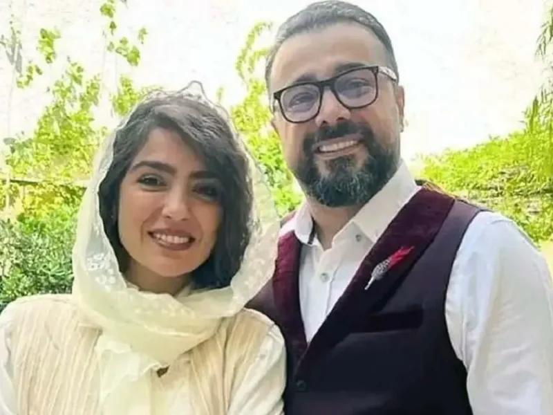 مراسم عقد ساده مونا کرمی و سپند امیرسلیمانی