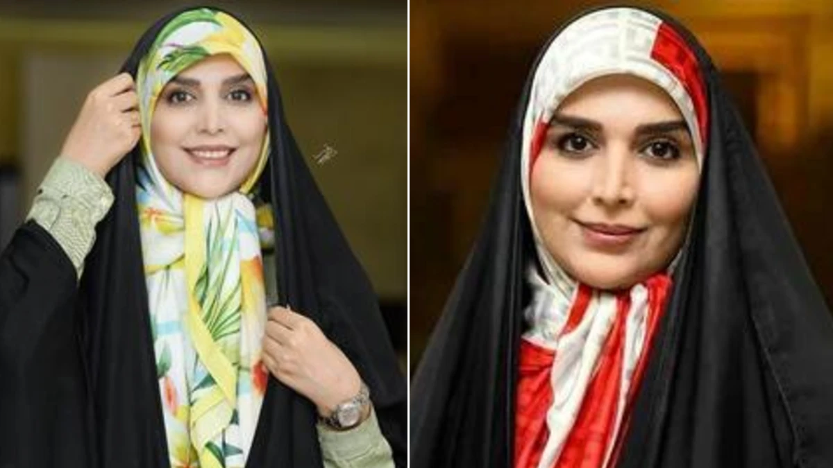 مژده لواسانی با مانتو عبایی شیک