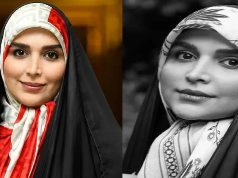 مژده لواسانی کنار استاد علی نصیریان