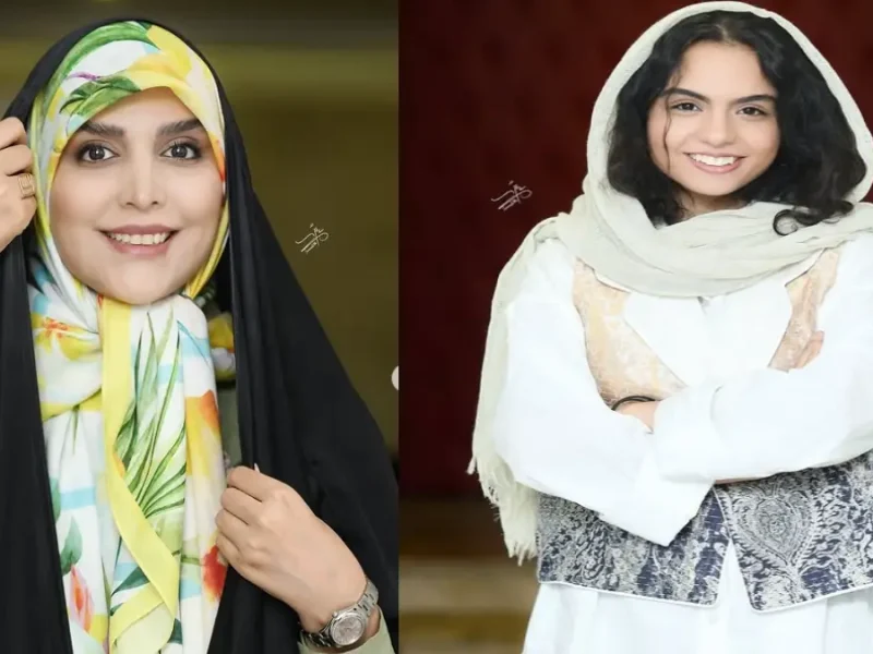 استایل شیک "مژده لواسانی و سارا حاتمی"جشنواره تولیدات فضای مجازی آسمون