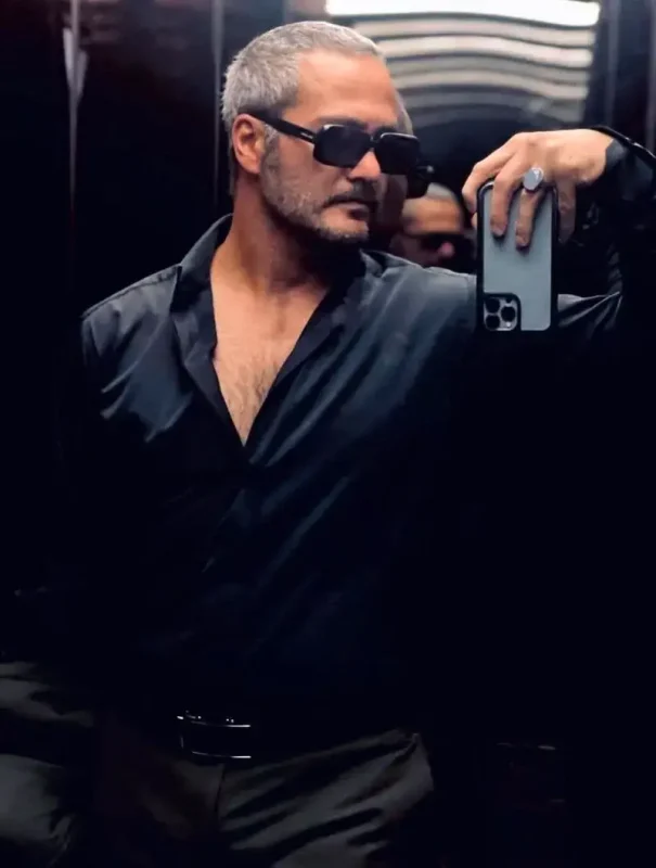 رونمایی میلاد کیمرام از استایل متفاوت و جدیدش با موهای سفید میلادکیمرام 4