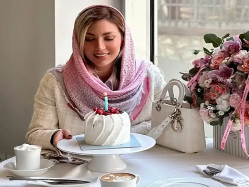 چهره جذاب و شیک «مینا مختاری» همسر بهرام رادان