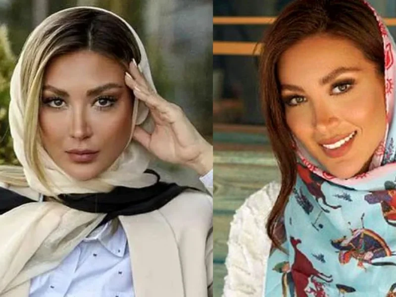 تیپ جدید مینا مختاری همسر بهرام رادان با عینک دودی جدیدش