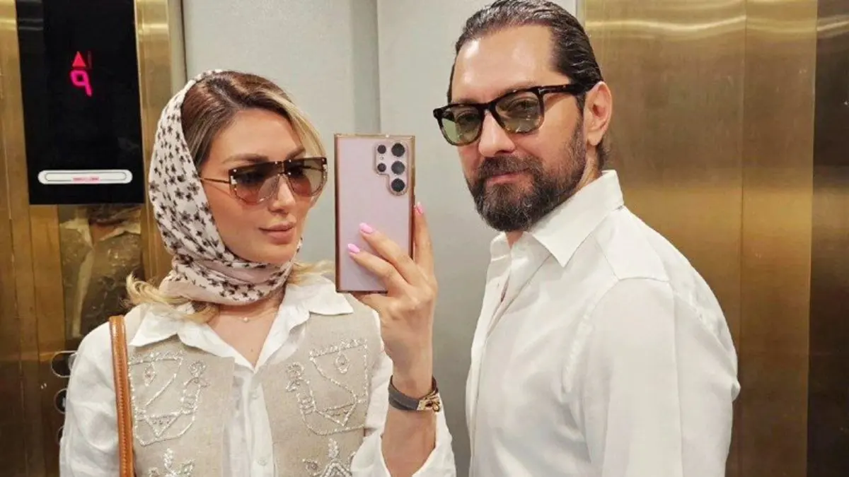 عکس جذاب مینا مختاری همسر بهرام رادان با برندهای لاکچری