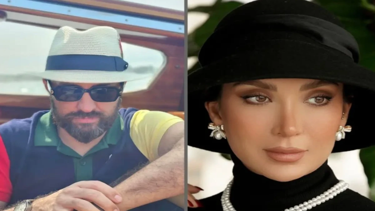تصویر جدید دو نفره مینا مختاری و فرزندش پسر کوچولوی بهرام رادان