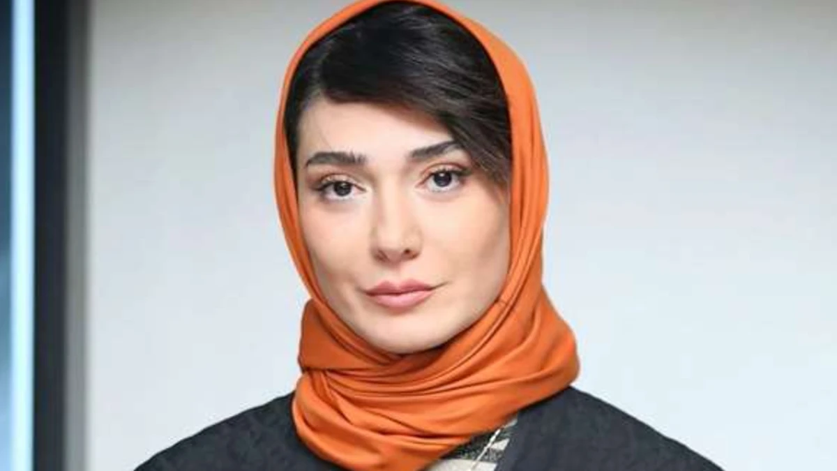 مینا وحید و طرح عجیب بر روی صورتش