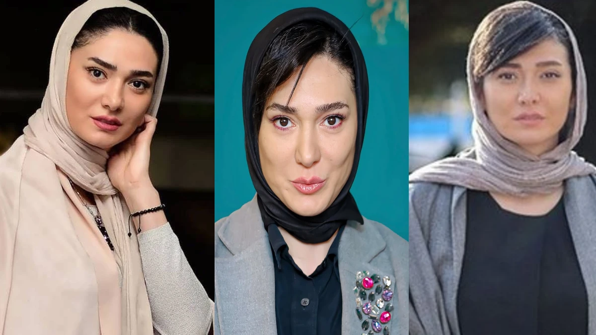 مینا وحید بازیگر سریال جزیره در کنار خواهر و برادرش میلاد