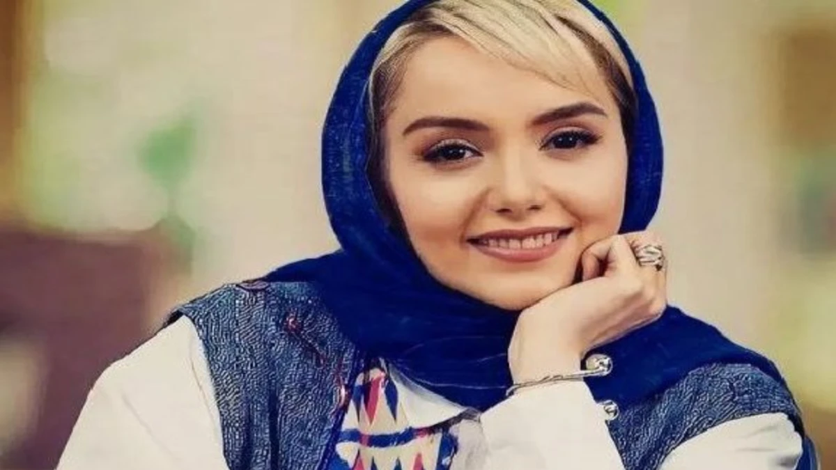 عکس جذاب نازنین بیاتی با یک گلدان صورتی و جذاب