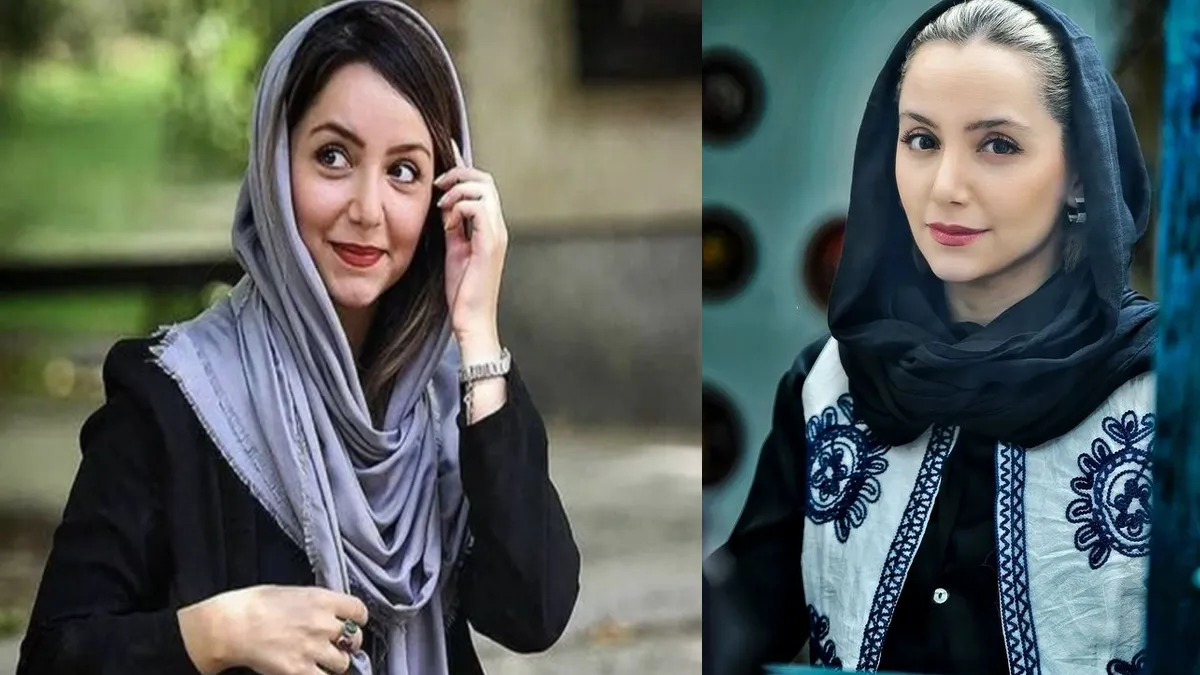 چهره واقعی و بدون آرایش نازنین بیاتی در رستوران