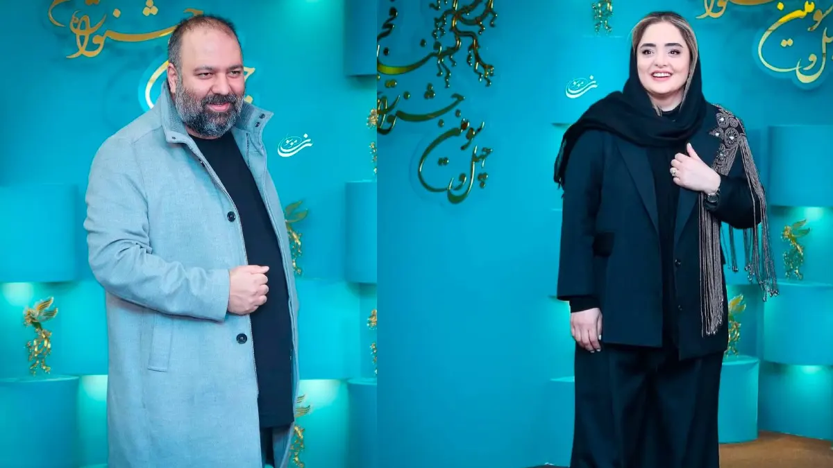 حضور “نرگس محمدی و علی اوجی” در اکران فیلم دست تنها، جشنواره فیلم فجر