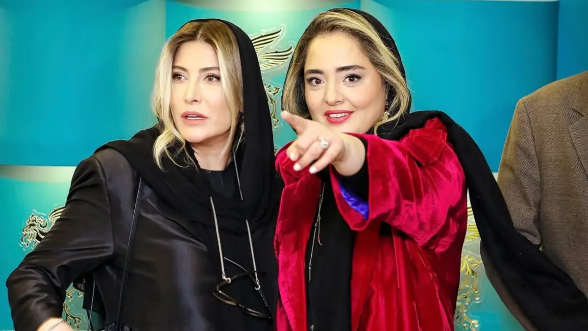 عکس جدید و سلفی دلبر و ناز نرگس محمدی در ماشین لاکچریش
