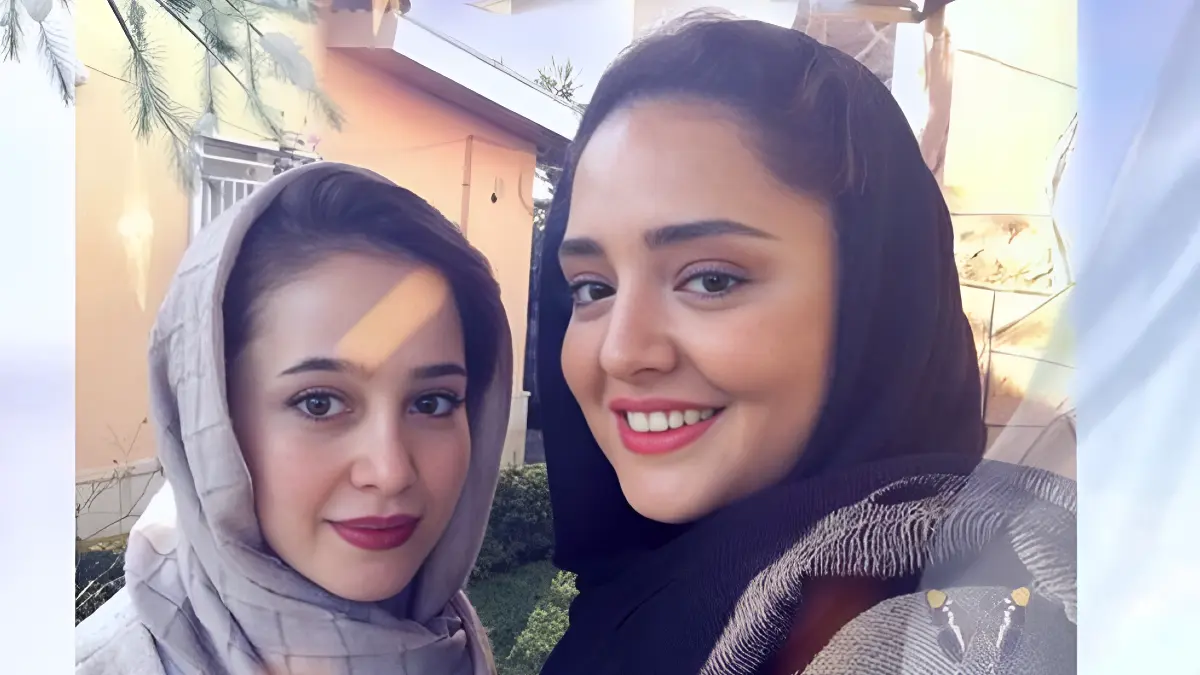 عکس آبمیوه خوردن نرگس محمدی و الناز حبیبی در یک لیوان سوژه شد