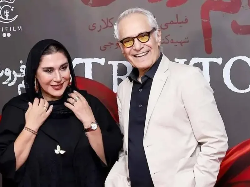عکس شوکه کننده نسیم ادبی در آغوش محمود کلاری در ملاءعام