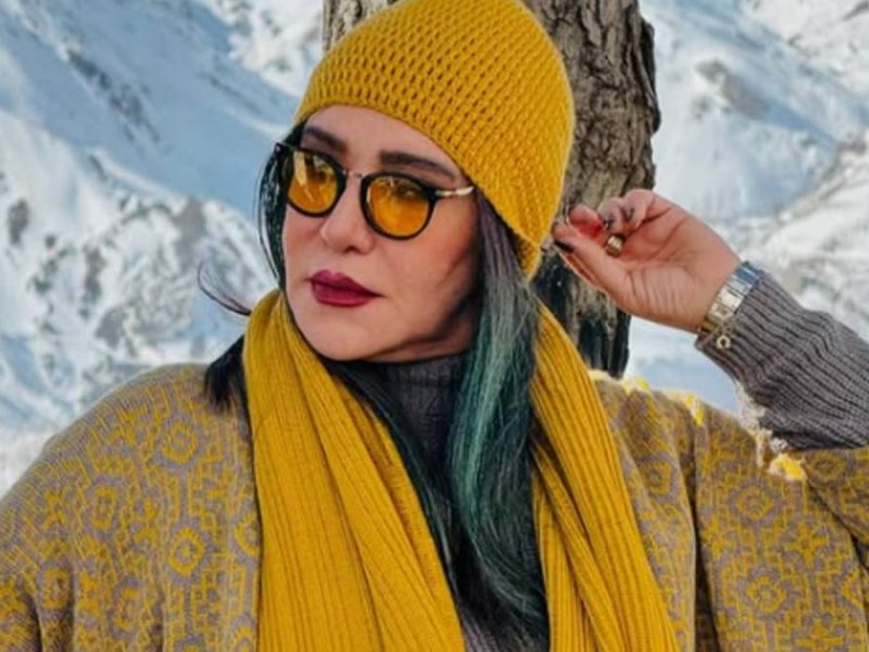 عکس‌های جنجالی «نسیم ادبی» با استایل خاص و برفی
