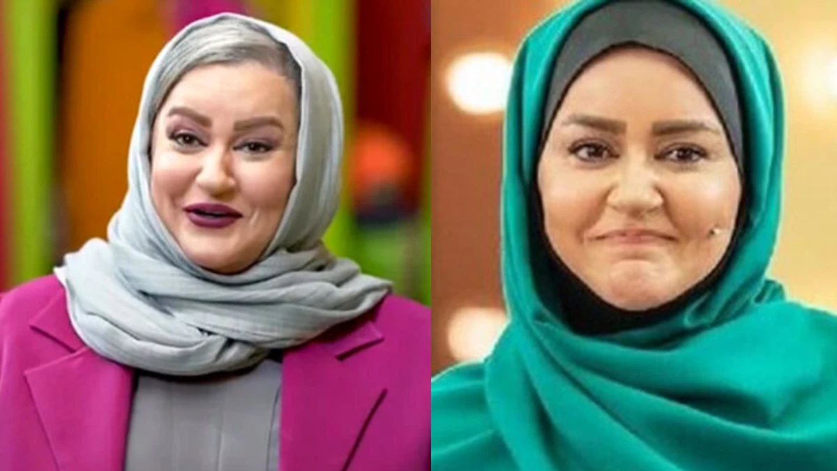 سلفی جدید نعیمه نظام دوست با موهای سفید و رنگ نشده
