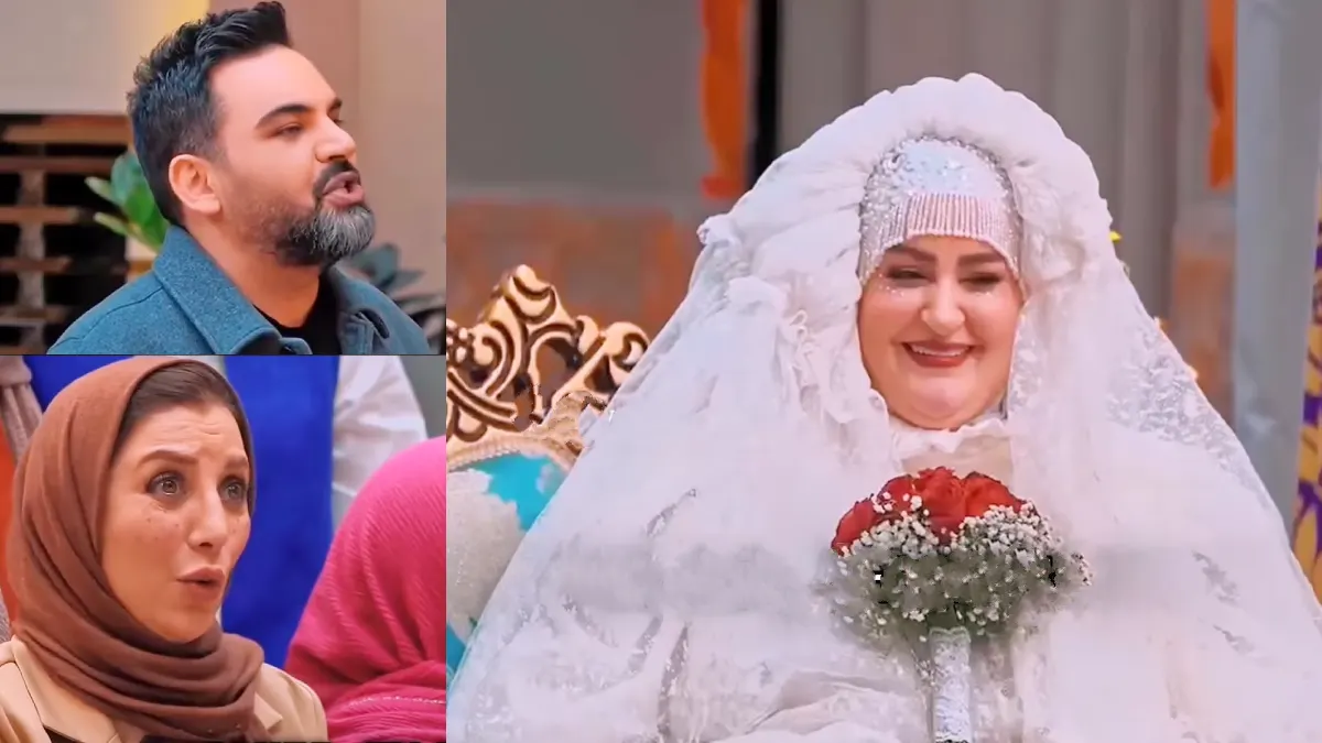 اجرای آهنگ گوگوش توسط محمود شهریاری در عروسی نعیمه نظام‌دوست