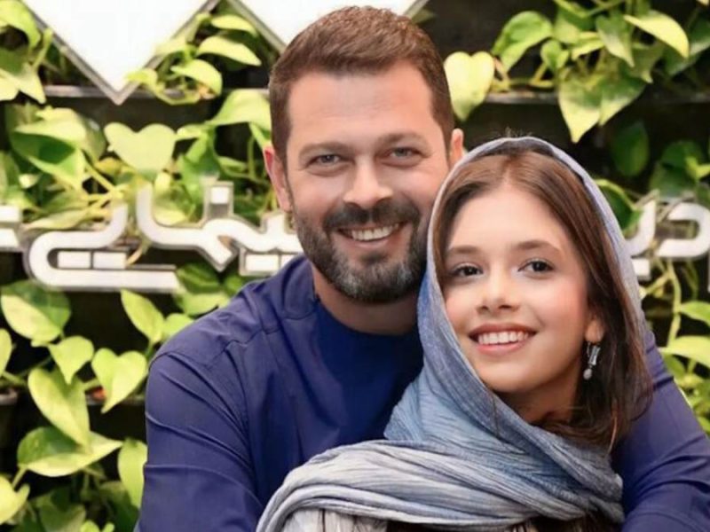 پیام عاشقانه «نفس بازغی» برای پدرش «پژمان بازغی» برای روز پدر