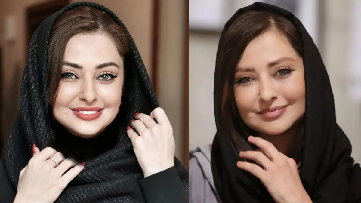 نفیسه روشن در کنار طرفدارش