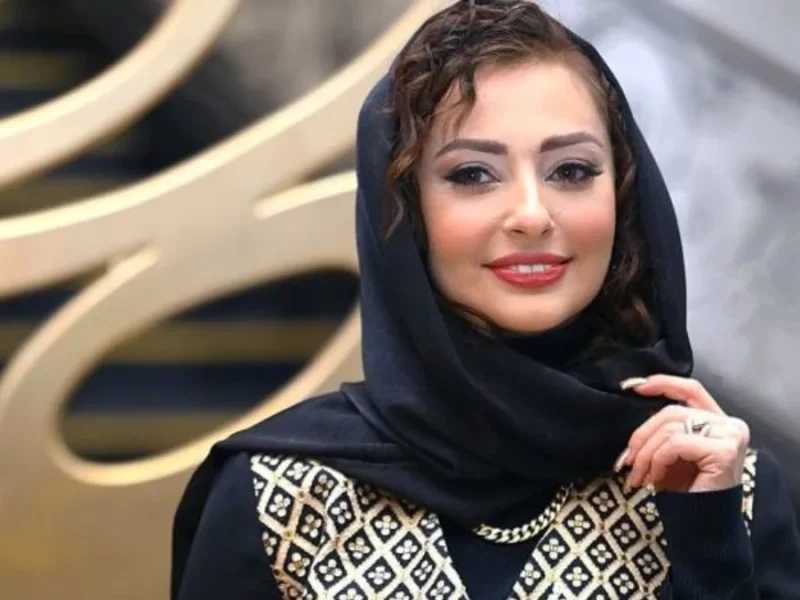 تصویری از نفیسه روشن در کنار طرفدار پروپاقرصش