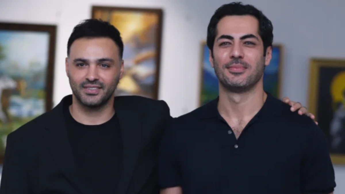 سامان صفاری و نوید پورفرج در اکران خصوصی