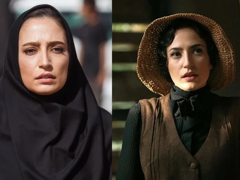 ست شال و عینک نگار جواهریان در کنار همسرش رامبد جوان