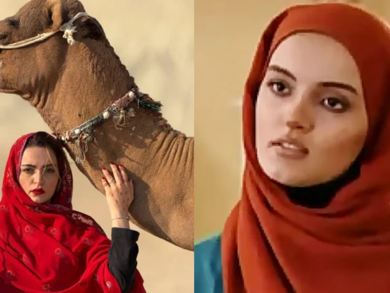 شتر سواری «نیلوفر پارسا» بیتا سریال آوای باران