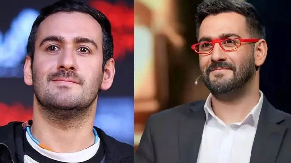 نیما شعبان‌ نژاد در کنار عروسکی عجیب