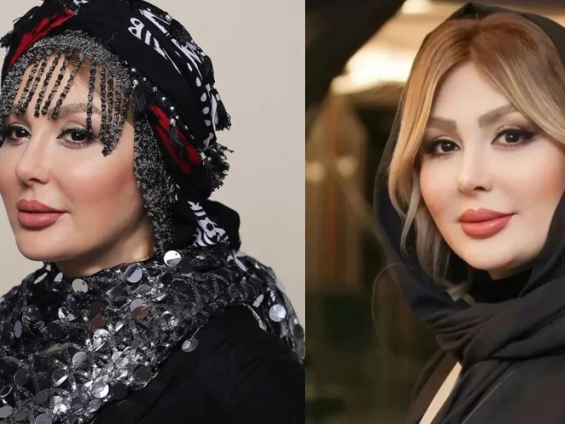 نیوشا ضیغمی در قالب یک مجسمه بی‌نظیر