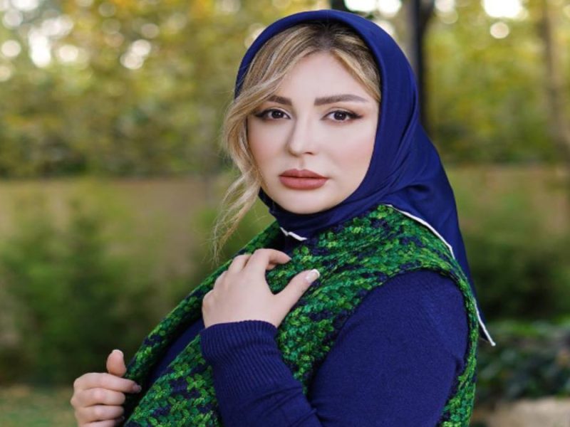 نیوشا ضیغمی در کنار سحر قریشی و الهام حمیدی در پشت‌صحنه یک فیلم؛ سال 95