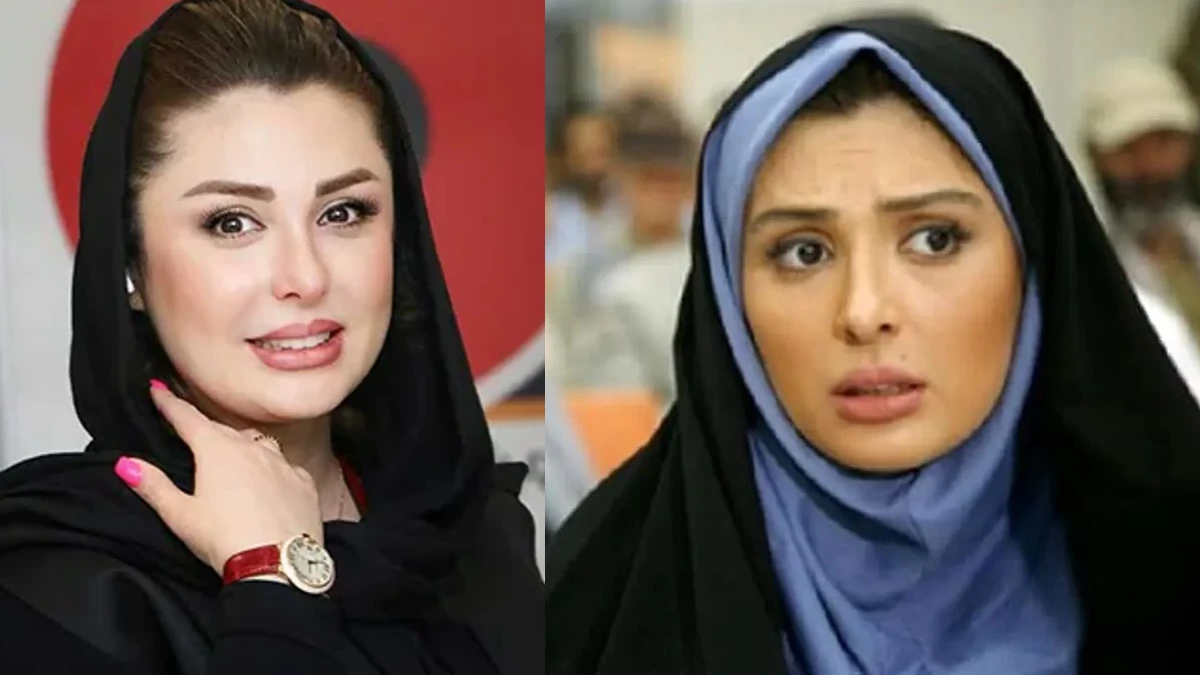 نیوشا ضیغمی بازیگر معروف با تیپ و استایل تمام چرم جدیدش