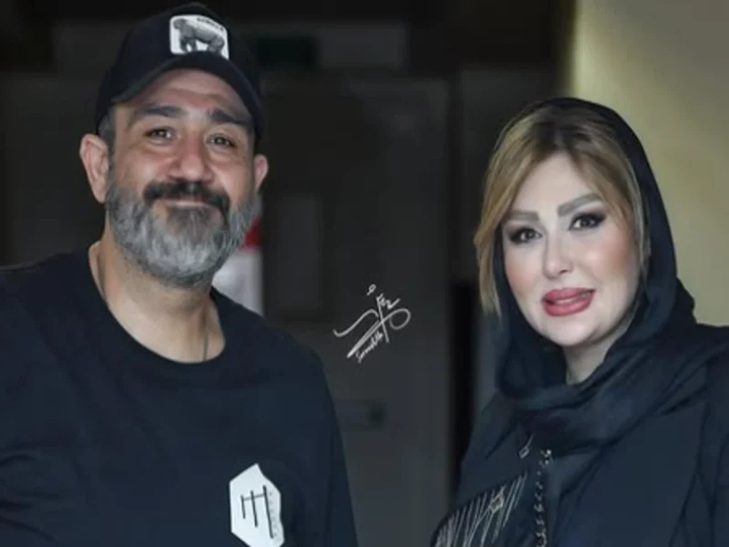 حضور «نیوشا ضیغمی و مهران غفوریان» با دخترشون در اکران شهر گربه ها