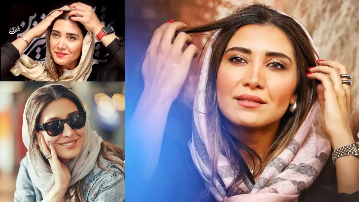 ستایل شیک نیکی مظفری عشق مجید مظفری در اکران فیلم جدیدش
